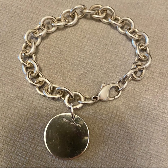 Tiffany & Co. EUC Sterling Silver .925 Circular Charm Bracelet - Picture 3 of 6